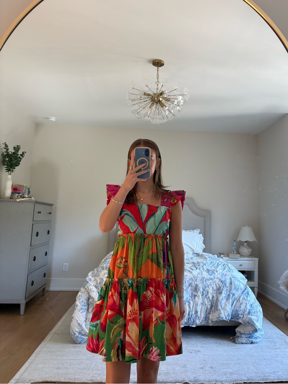 FARM Rio - Foliage Mix Mini Dress